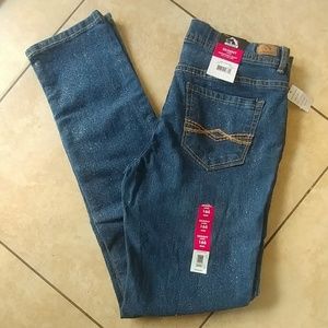 NWT Jordache Glitter Basic Skinny Jeans